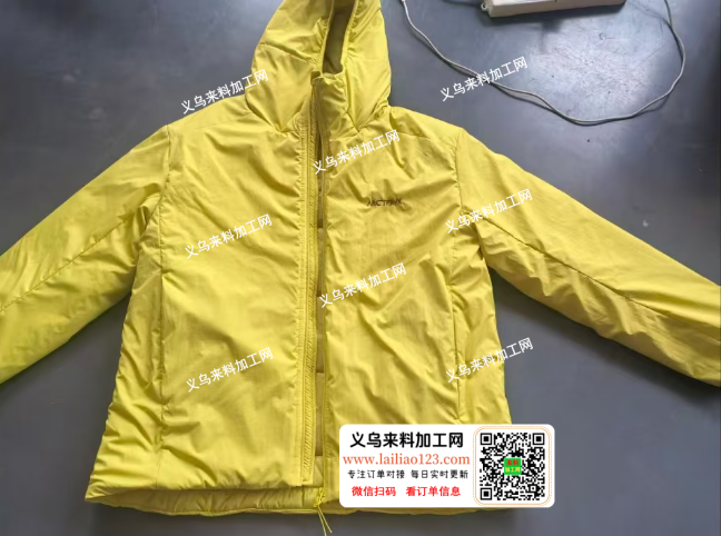 有服装订单外发【做羽绒服】如图外套服装订