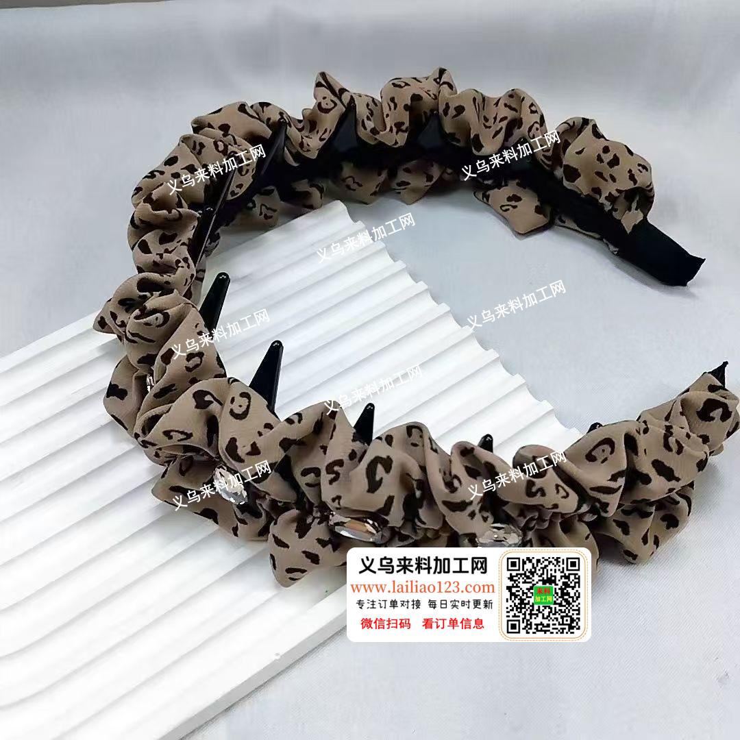 布艺花边发箍订单，如图，寻找这个布艺发箍