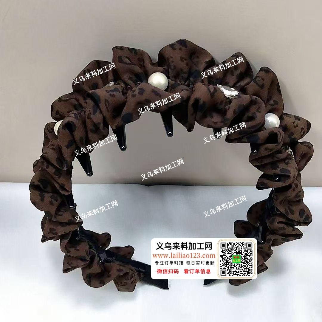 布艺花边发箍订单，如图，寻找这个布艺发箍